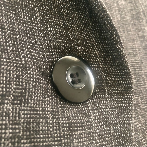 🌼 BCX Junior's Black Tweed One Button Blazer, L - Picture 5 of 9